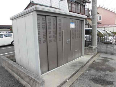 【その他】 | レオパレス宇都宮南 | 入居者様専用ゴミ庫です。