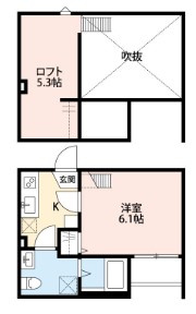Alivio東大宮の間取り