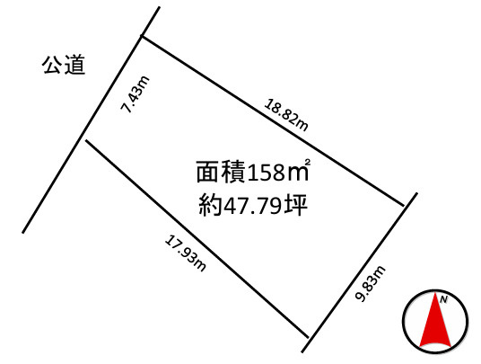 石川町　売地