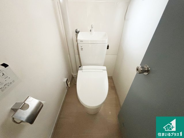 高倉台7-1団地　32号棟のトイレ|シンプルで清潔感のあるトイレです。