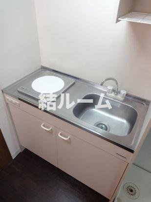 豊島区池袋本町１丁目の賃貸マンションのキッチン