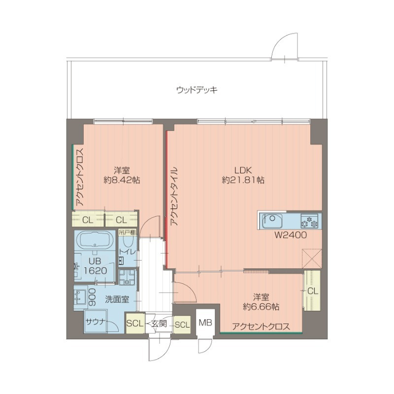 プレジオ西宮北口の間取り
