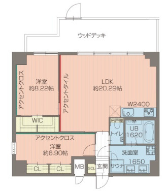 プレジオ西宮北口の間取り