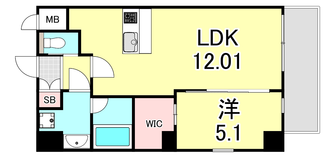 プレジオ西宮北口の間取り