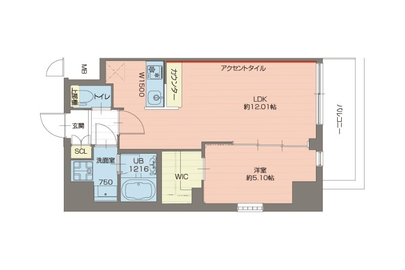 プレジオ西宮北口の間取り