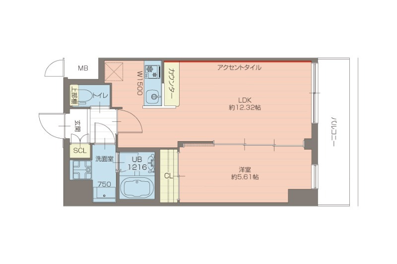 プレジオ西宮北口の間取り
