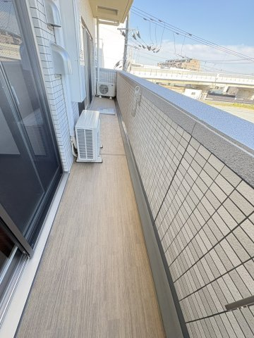 プレジオ西宮北口のバルコニー