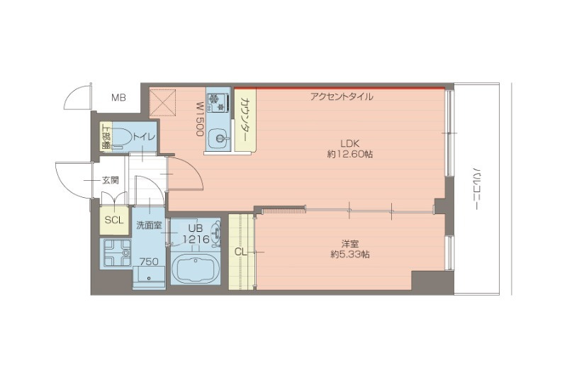 プレジオ西宮北口の間取り