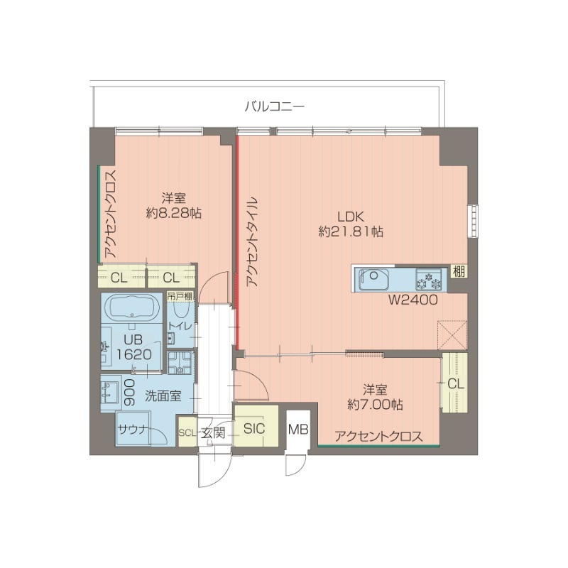 プレジオ西宮北口の間取り