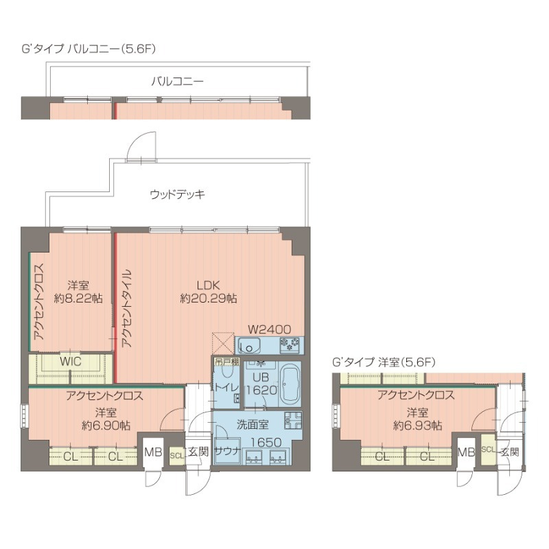 プレジオ西宮北口の間取り