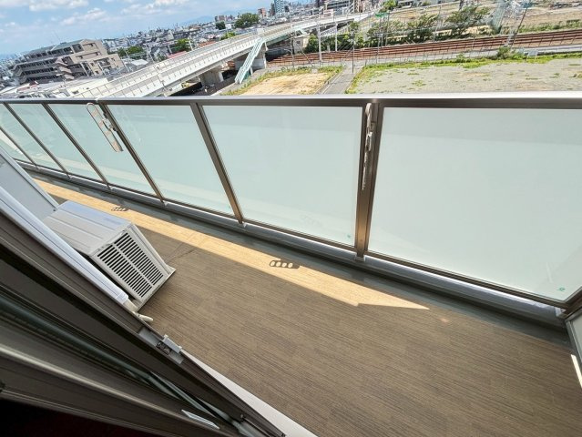 プレジオ西宮北口のバルコニー