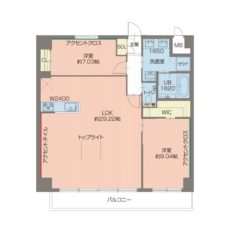 プレジオ西宮北口の間取り