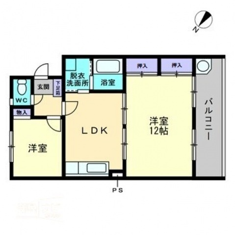 エメラルドマンション箱崎IIIの間取り