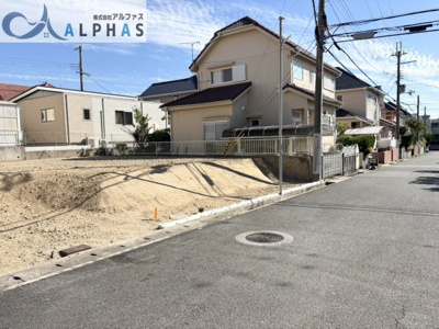 【前面道路含む現地写真】 | 神戸市北区小倉台ニ丁目　建築条件なし土地 | ◆前面道路は、幅員約6ｍあります♪ぜひ一度見ていただきたいです♪