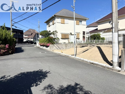 【前面道路含む現地写真】 | 神戸市北区小倉台ニ丁目　建築条件なし土地 | ◆前面道路は、幅員約6ｍあります♪ぜひ一度見ていただきたいです♪
