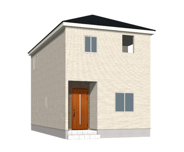 高知市針木東町　第1・1号棟 新築戸建ての外観パース|外観パースです