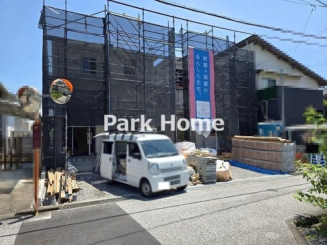 高知市針木東町　第1・1号棟 新築戸建ての外観|1号棟　2026.7月：建築中（2区画全体）