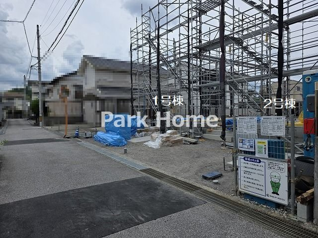 高知市針木東町　第1・1号棟 新築戸建ての外観|1号棟　2026.6月：建築中（2区画全体）