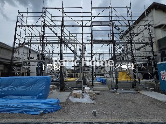 高知市針木東町　第1・1号棟 新築戸建ての外観|1号棟　2026.6月：建築中（2区画全体）