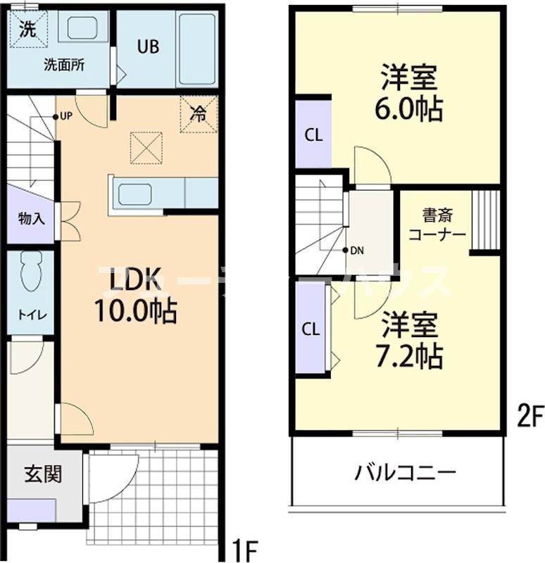 Ｍａｉｓｏｎ　ｄｅ　Ｓｈｉｎｅ（メゾン・ド・シャイン）Ⅱの間取り