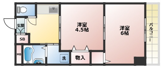 FM城ケ堀の間取り