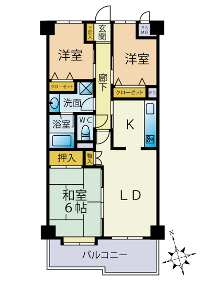 【間取り】 | サンシティ綾瀬