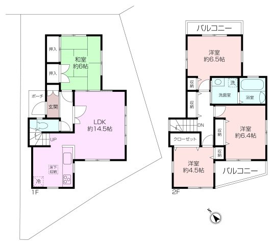 【開発分譲地内×並列2台地下車庫】富岡東一丁目 中古戸建の画像