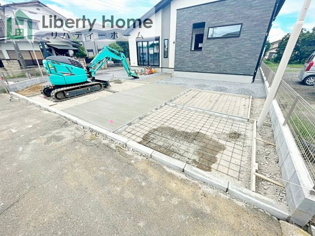土浦市烏山7期　新築戸建の駐車場