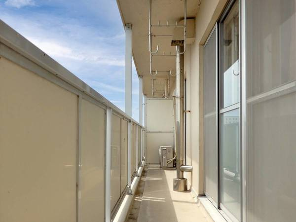 ビレッジハウス中川原2号棟のバルコニー|ビレッジハウスの同一物件・同一タイプの間取りの写真です