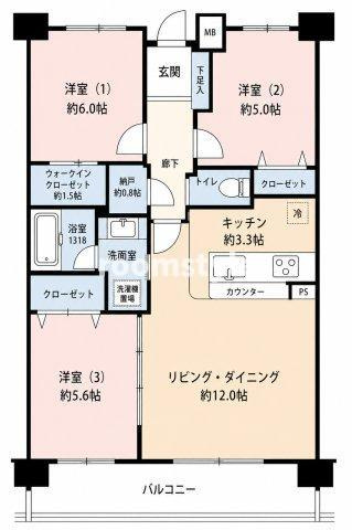 ローレルコート新小岩の間取り