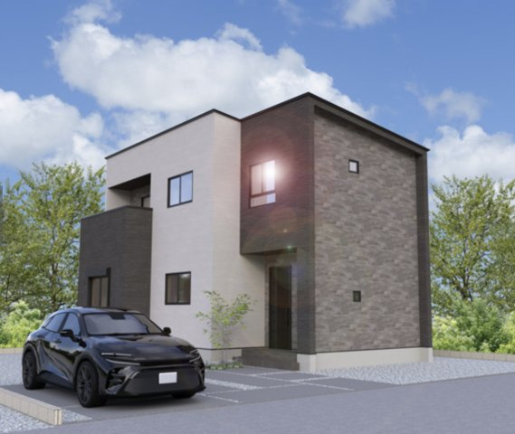 【外観パース】 | 東松山市石橋第1期　ワイウッドコート　新築戸建　全5棟　1号棟 | 1号棟