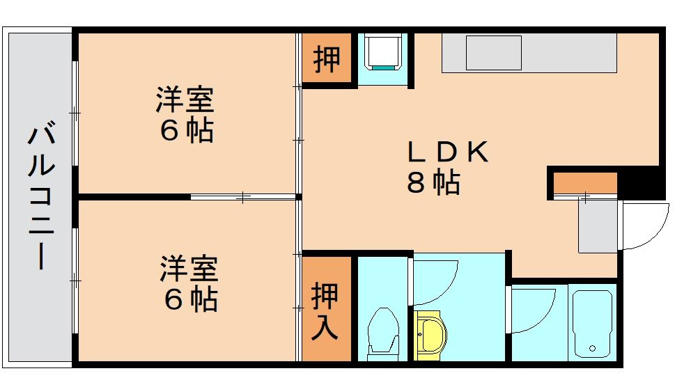 第二岡部ビルの間取り