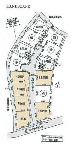 昭島市宮沢町２丁目　土地全14区画