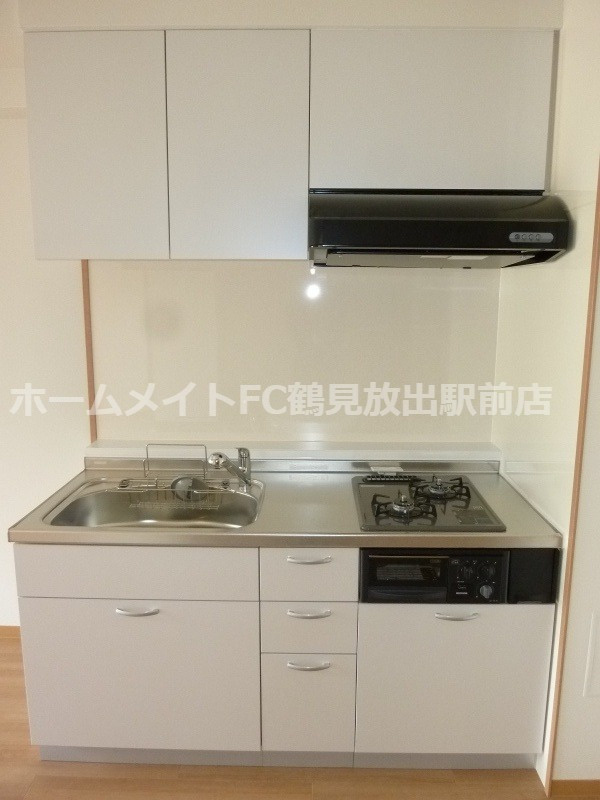 大阪市鶴見区放出東３丁目の賃貸マンションのキッチン