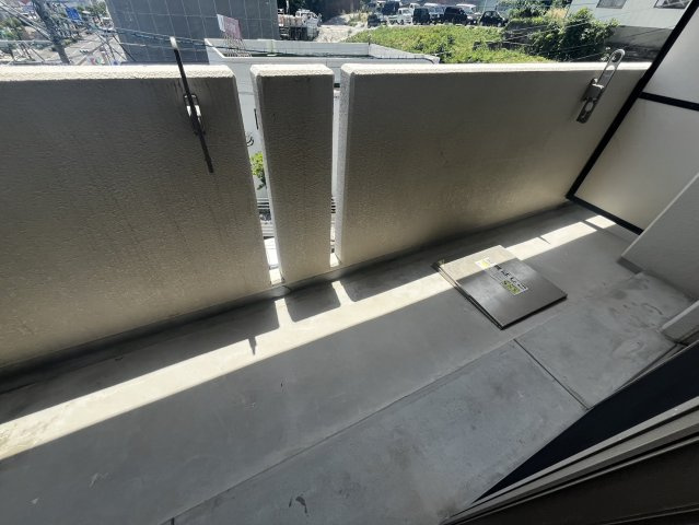諫早市永昌町の賃貸マンションのバルコニー