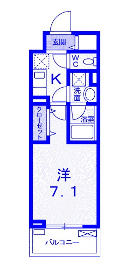 メゾンクレールの間取り