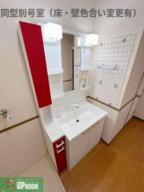 リバーヒルズ南棟の洗面所