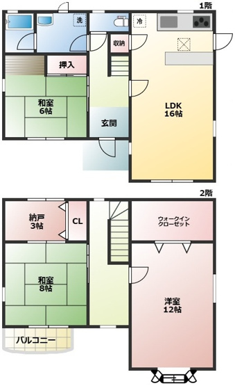 【間取り】 | 明石市魚住町金ヶ崎