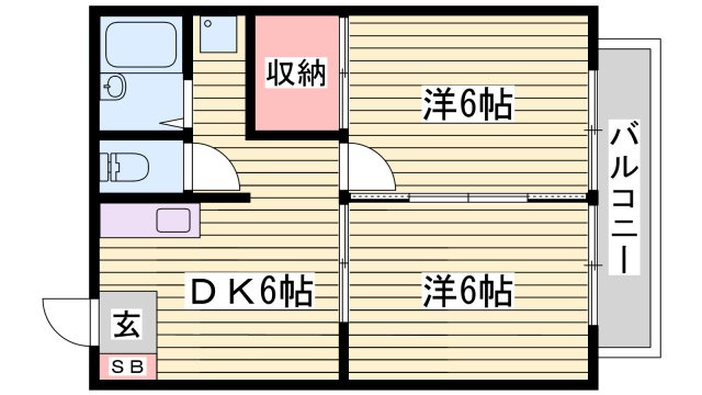 メゾンK・C田寺の間取り