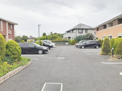 サンラティエⅢの駐車場