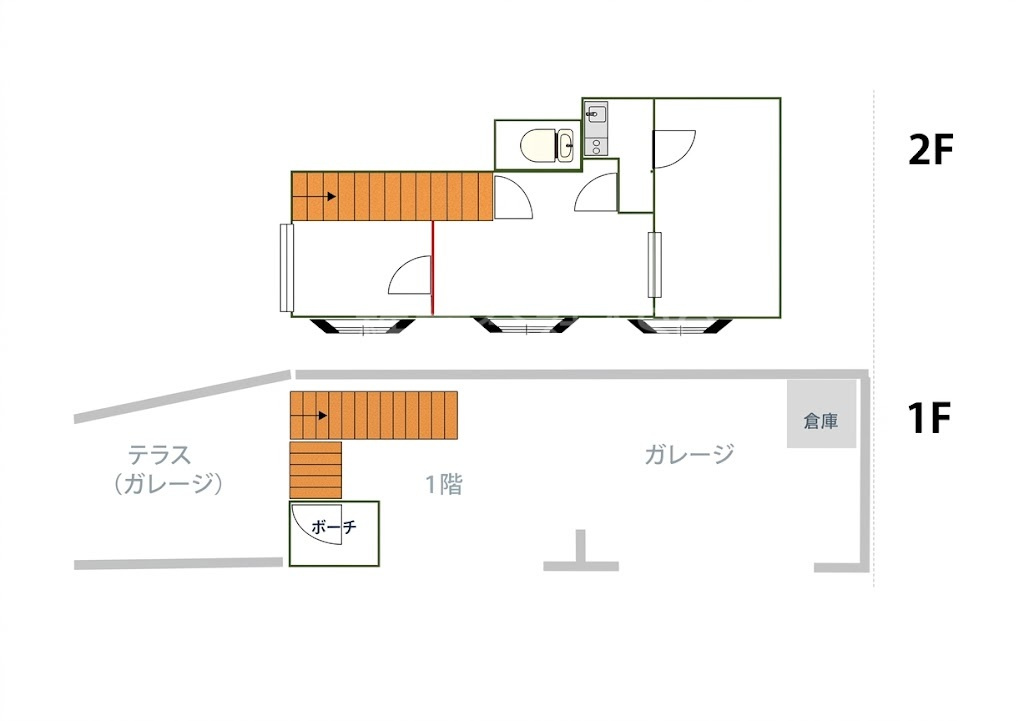 大池２丁目一棟戸建て店舗の間取り