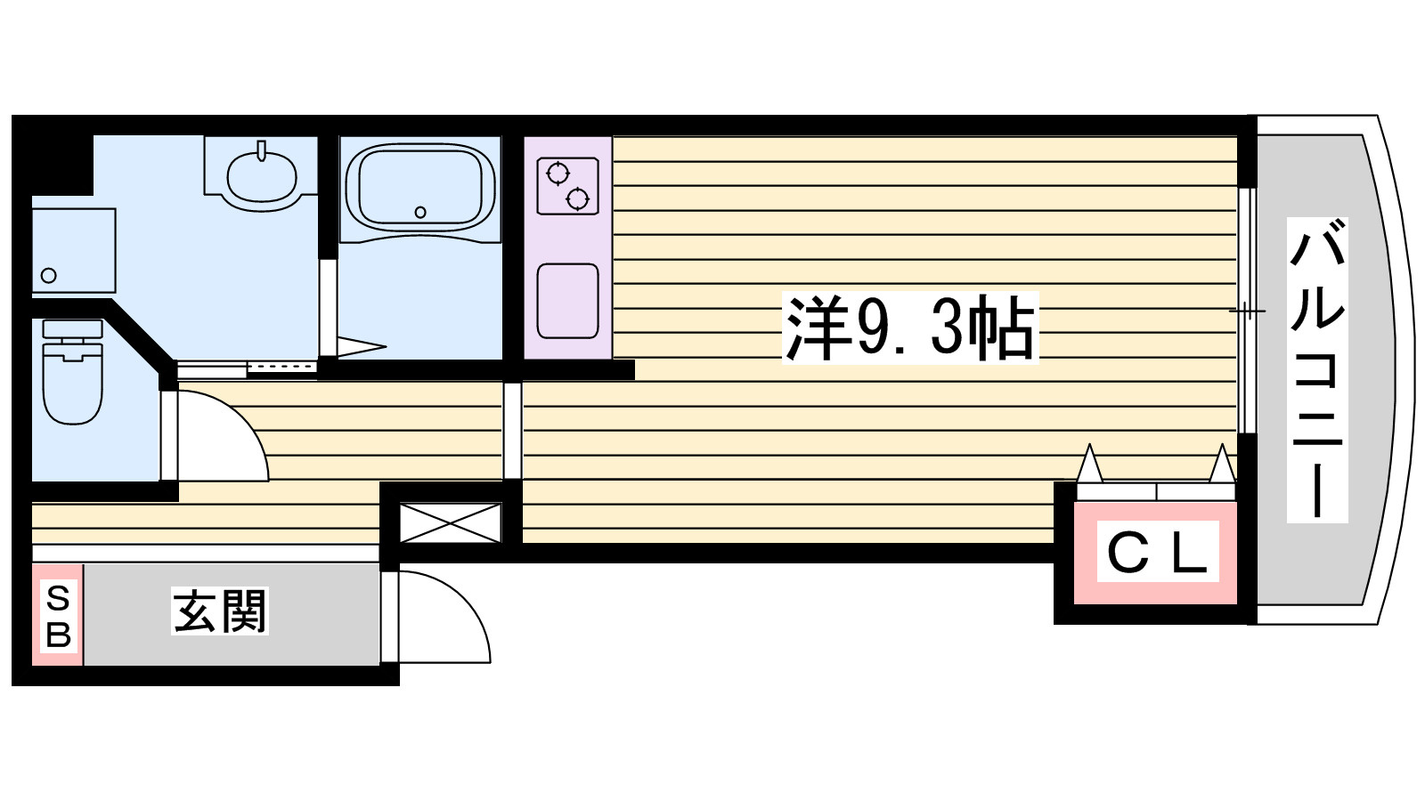 ハローハイツの間取り
