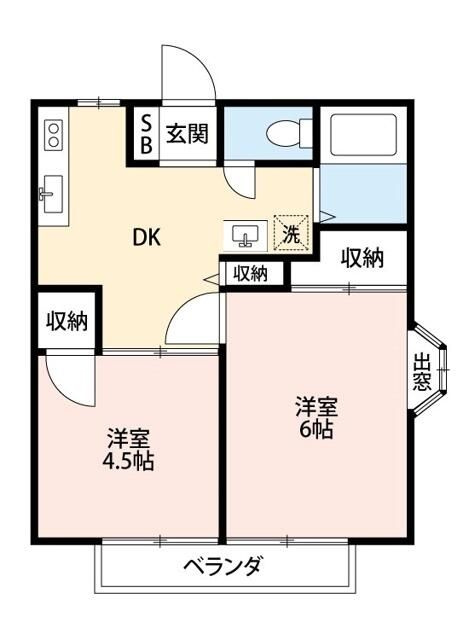 パル大穴の間取り