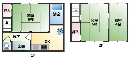 【間取り】 | 木口アパート