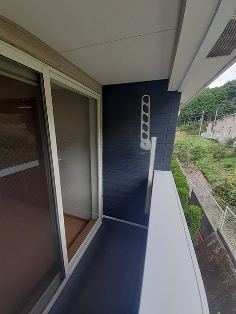 アボンデーレ　Bのバルコニー|広々バルコニです(^^♪