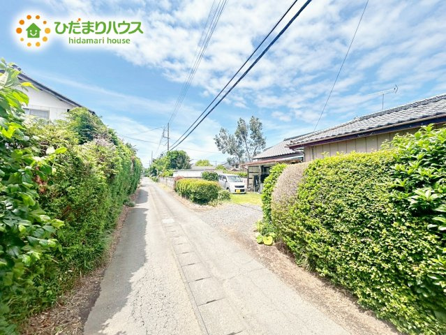 【前面道路含む現地写真】 | 那珂市津田　売地　255坪 | 車通りが少なく、お車の運転が苦手な方でも安心です！