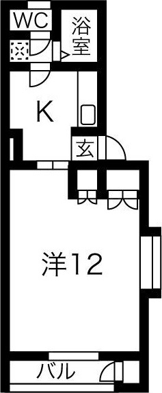 サンライフ都南A棟の間取り