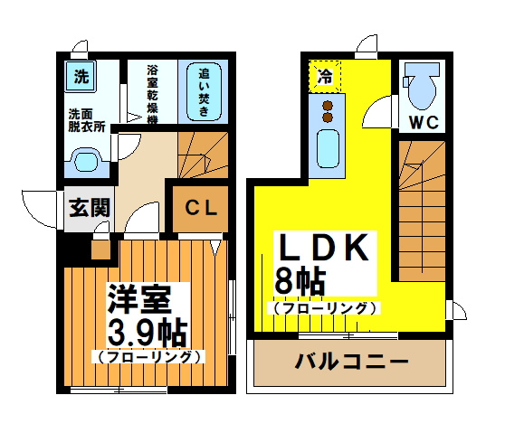 【間取り】 | ベルフラッツ初台