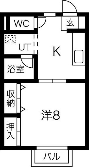 ルーブル大沼の間取り
