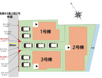 福岡市南区花畑１丁目3期　２号棟の区画図